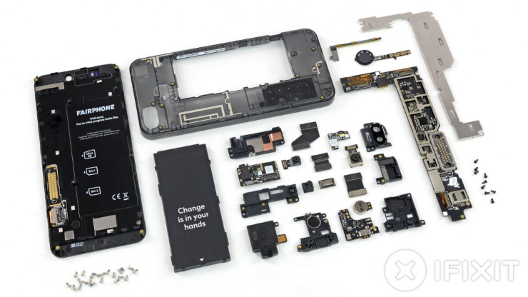 修复Fairphone 3的拆卸