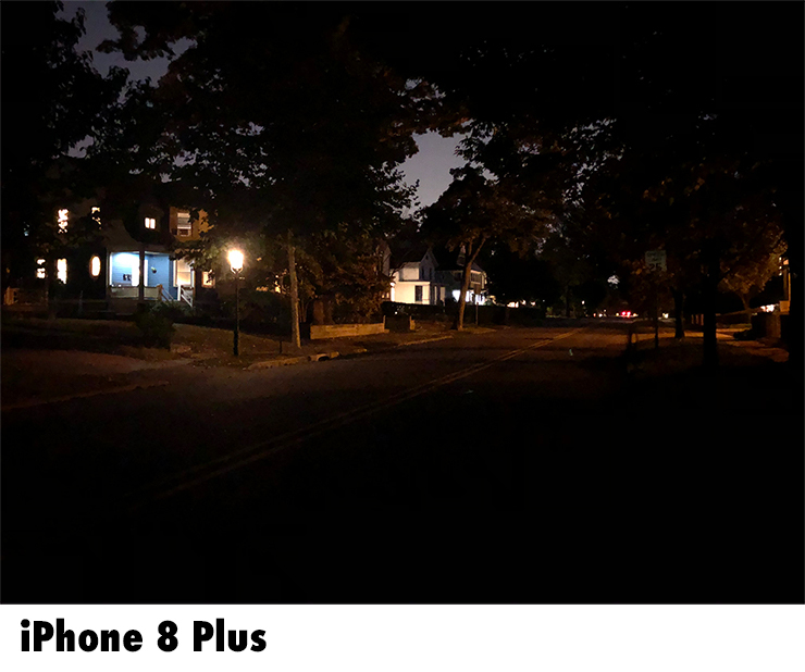 iPhone 8 Plus:低光照片