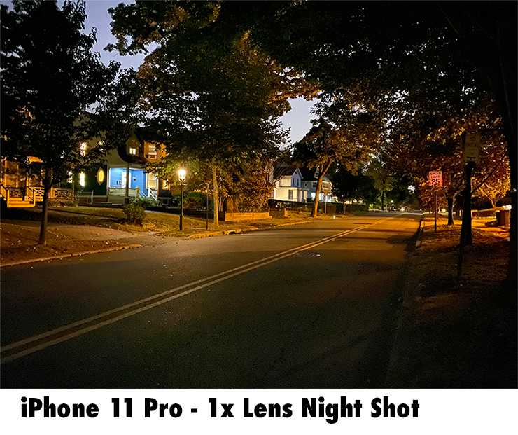苹果iPhone 11 Pro:夜间拍摄