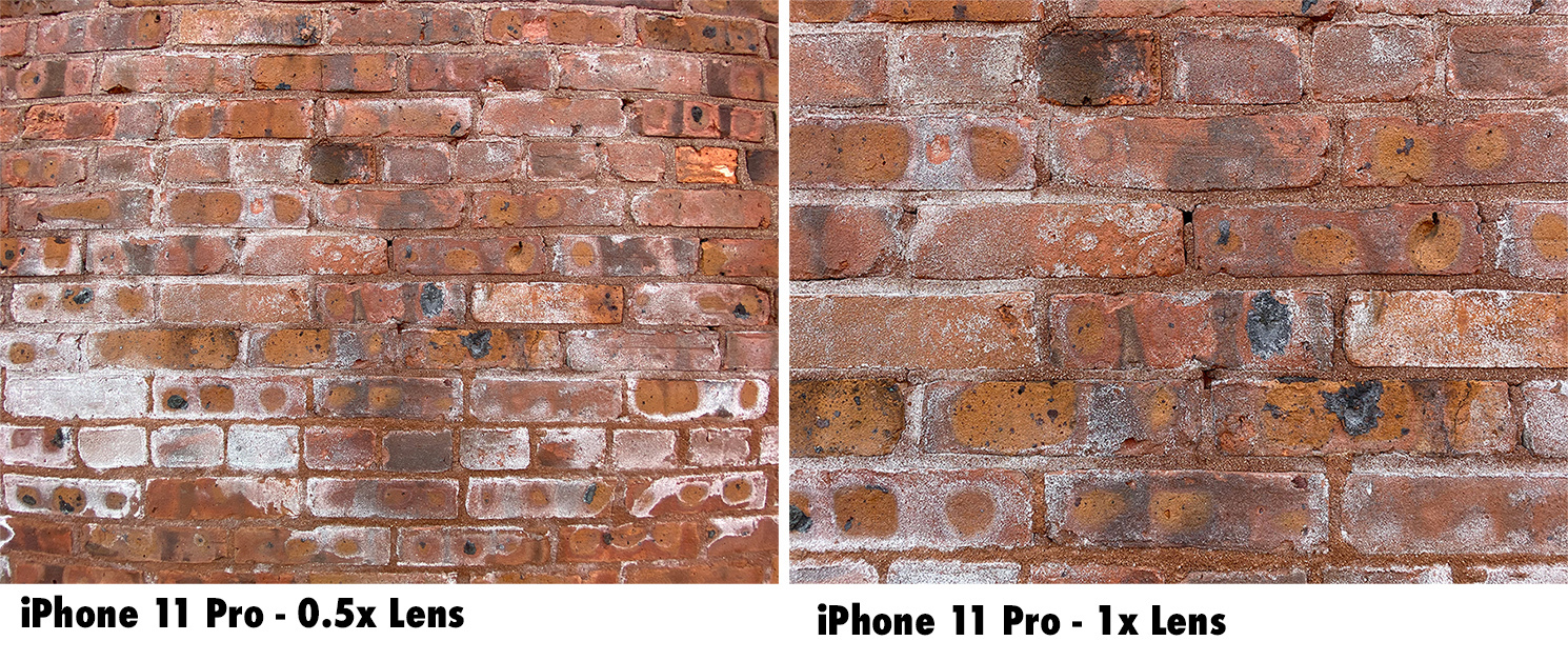 iPhone 11 Pro:镜头失真