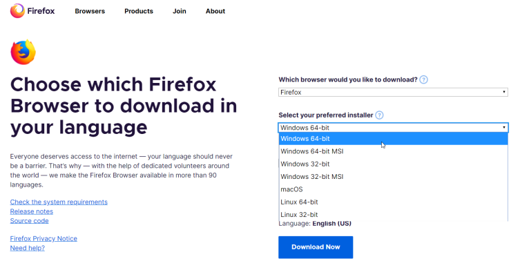 Firefox下载- 64位