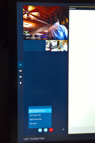 微软表面中心视频会议